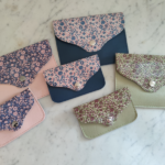 Porte-carte papiers fleuri p Porte-carte papiers fleuri p